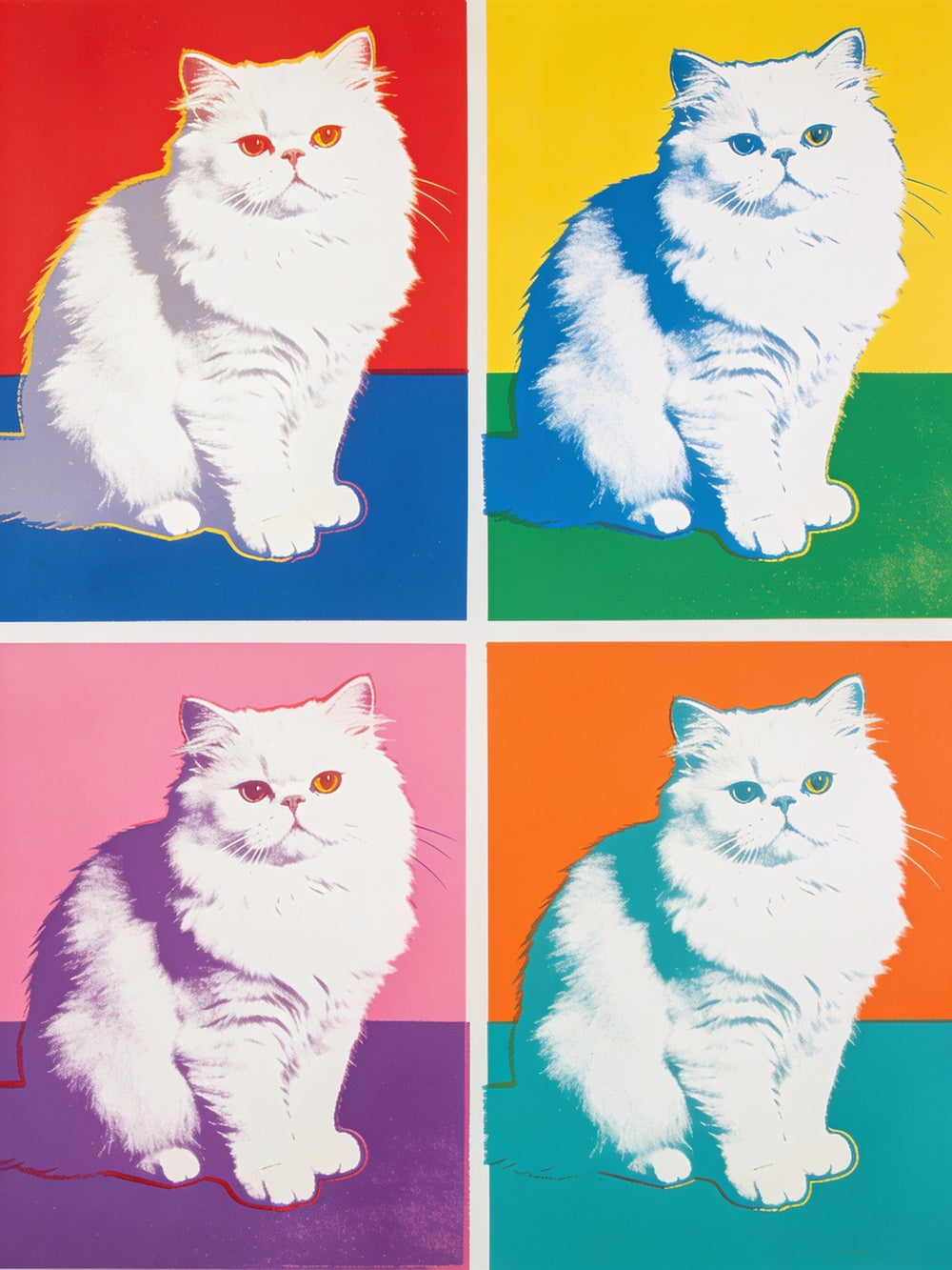 Warhol · Retrato de tu mascota en serigrafía pop
