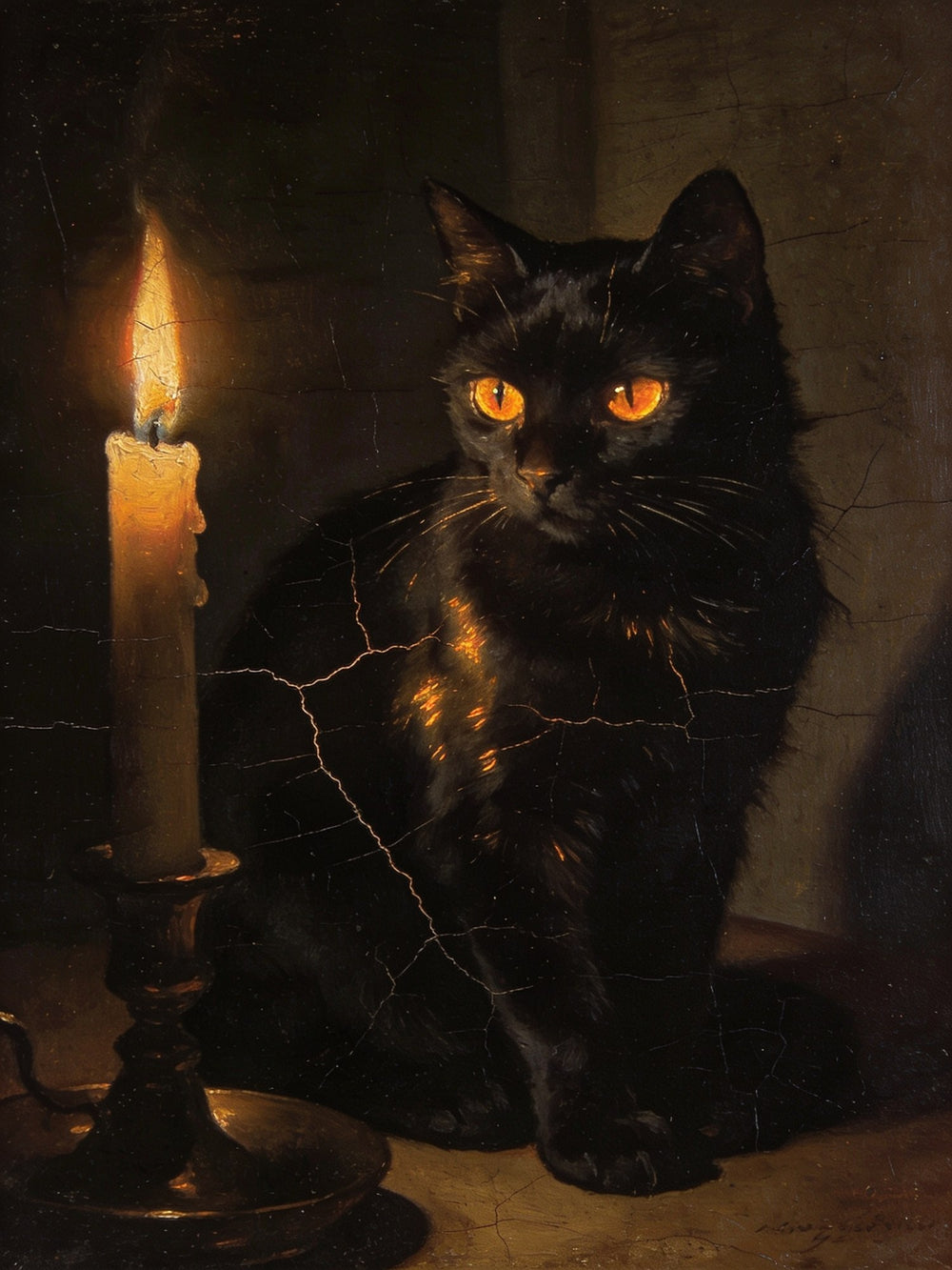 Barroco · Retrato de tu mascota a luz de vela